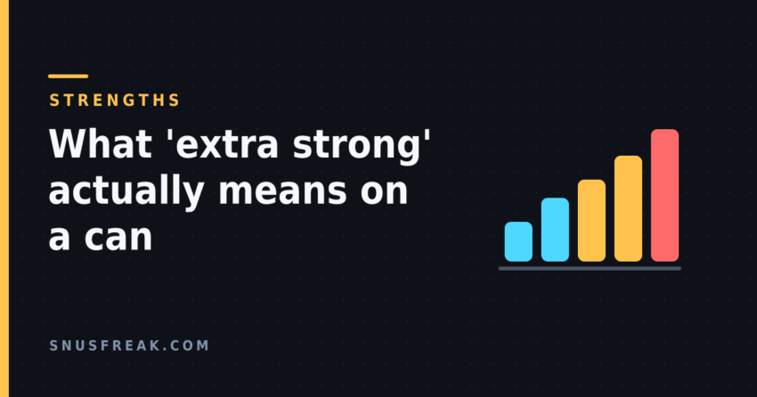 Illustration of five rising bars in blue, amber and red representing escalating nicotine strength tiers