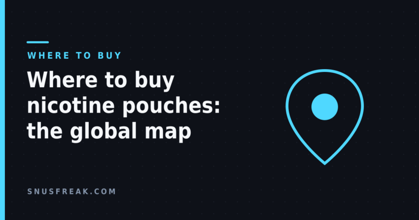 Line-drawn map pin in cyan on a dark dotted background, beside the article title