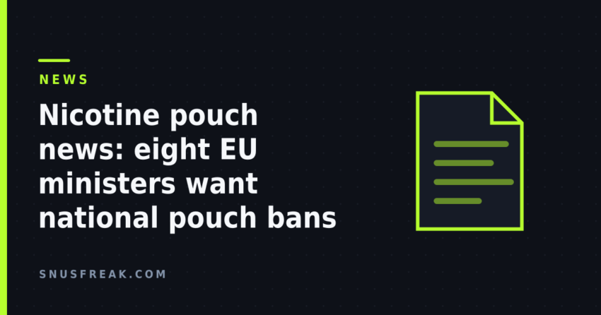 Outlined lime-green document icon with lines of text on a dark background, beside the weekly news headline.