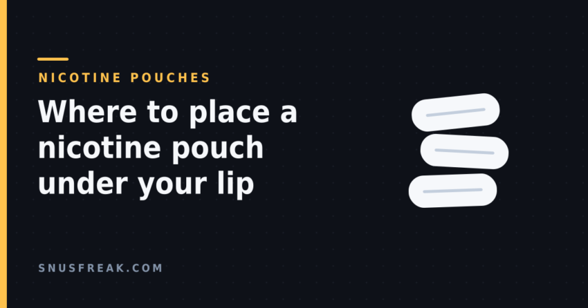 Three stacked white pouch shapes at slight angles on a dark background, each with a seam line across the middle